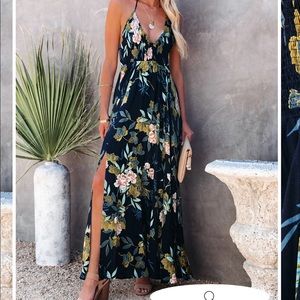 Vici Dolls Send Flowers Smocked Halter Dress